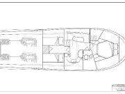 43' with pod propulsion - lower arrangement 1