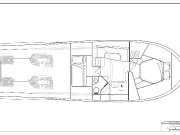 43' with pod propulsion - lower arrangement 3