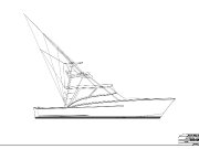 43' with pod propulsion - exterior profile