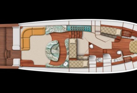 Jarrett Bay 63 - Interior Layout