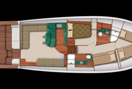 Jarrett Bay 53 - Interior Layout