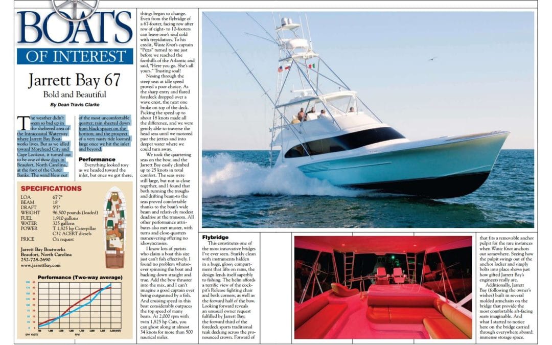 Boats of Interest: Jarrett Bay 67