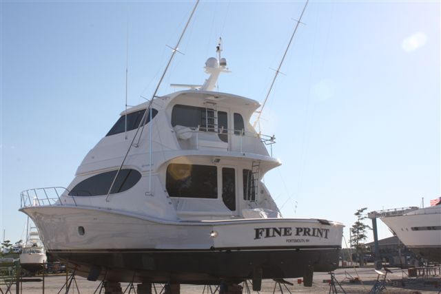 68' Hatteras - Fine Print