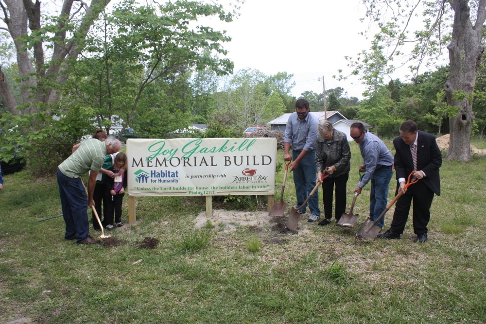 Groundbreaking on the Joy Gaskill Habitat for Humanity Home