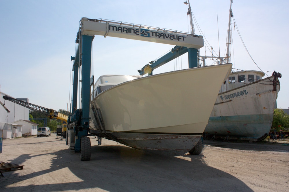 Transom Extrusion and Total Refit of a 63 Hines-Farley Sportfish