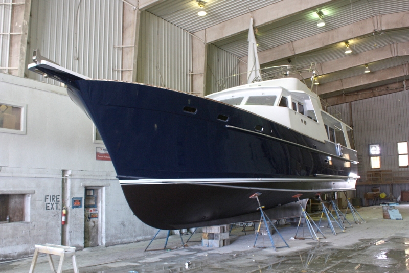 Exterior Refinishing on Gypsea, 53′ Motoryacht