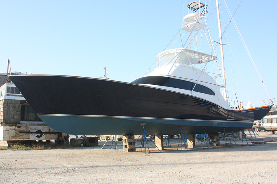 Exterior Refinish and Maintenance on this 61′ Garlington Custom Convertible