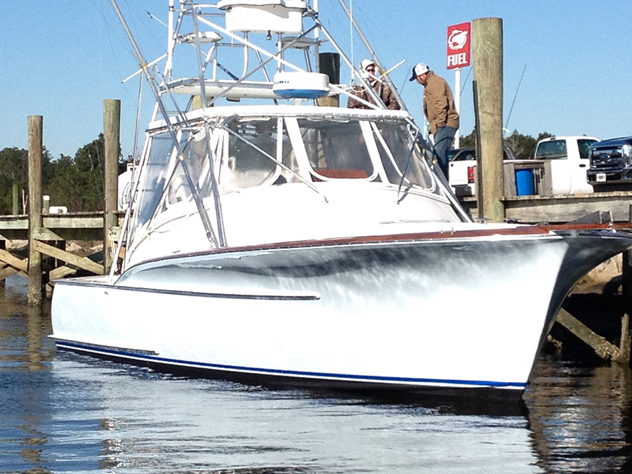 Fresh Paint for Jarrett Bay Hull #9 “Double Down”