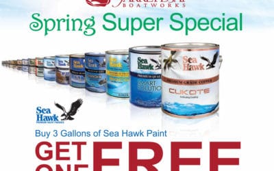 Sea Hawk Bottom Paint Spring Super Special at Jarrett Bay