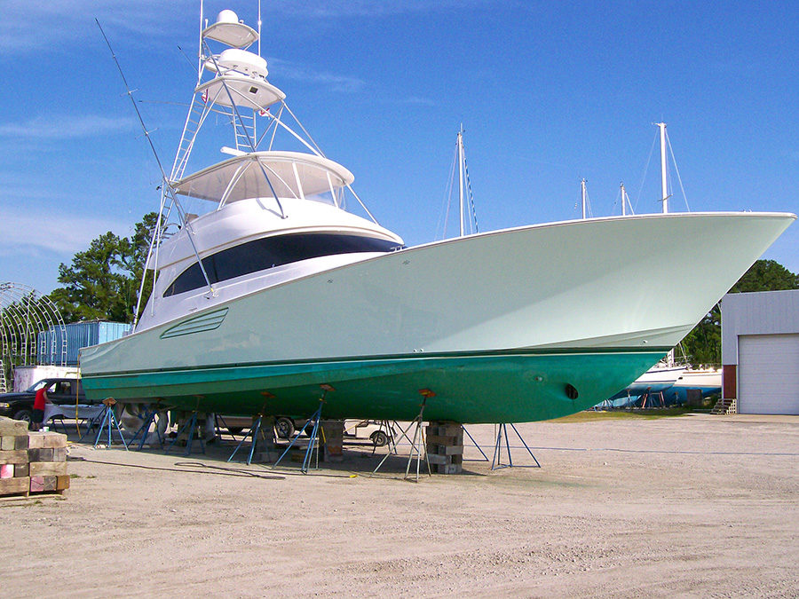 Quick Prop, Shaft and Strut Repairs for Big Rock Tournament Boat