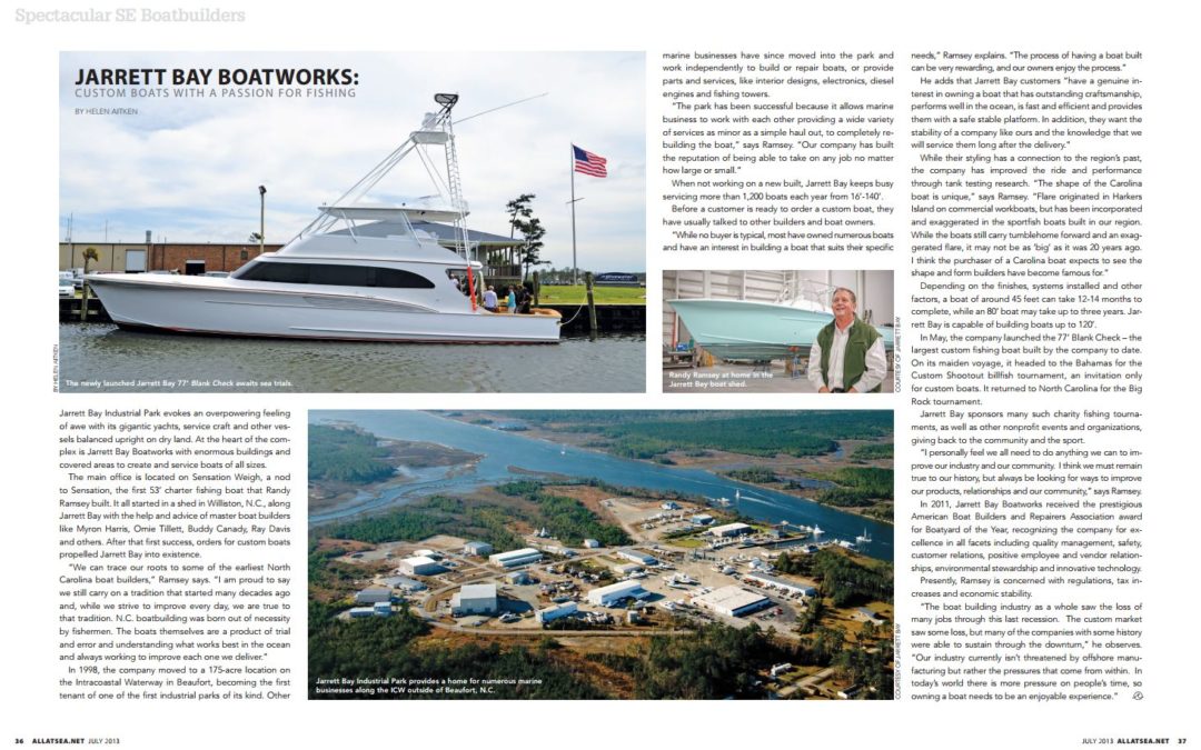 Jarrett Bay Boatworks: Custom Boats with a Passion for Fishing