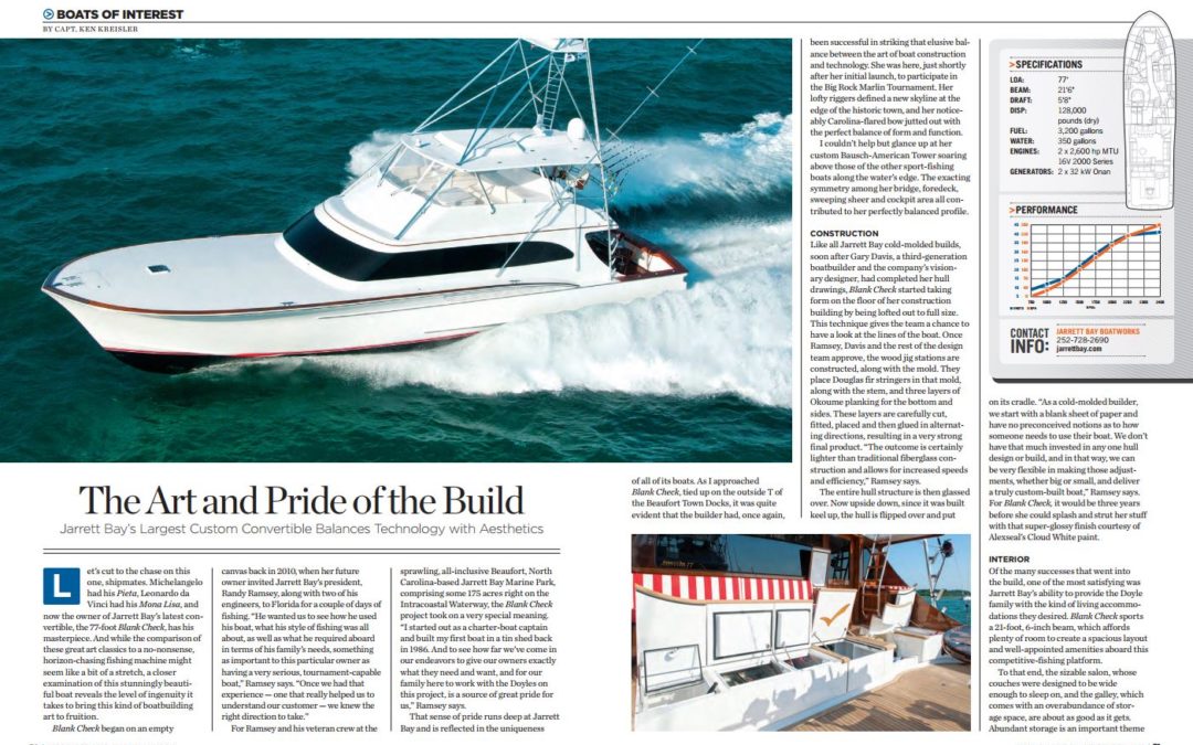 Jarrett Bay 77: The Art & Pride of the Build