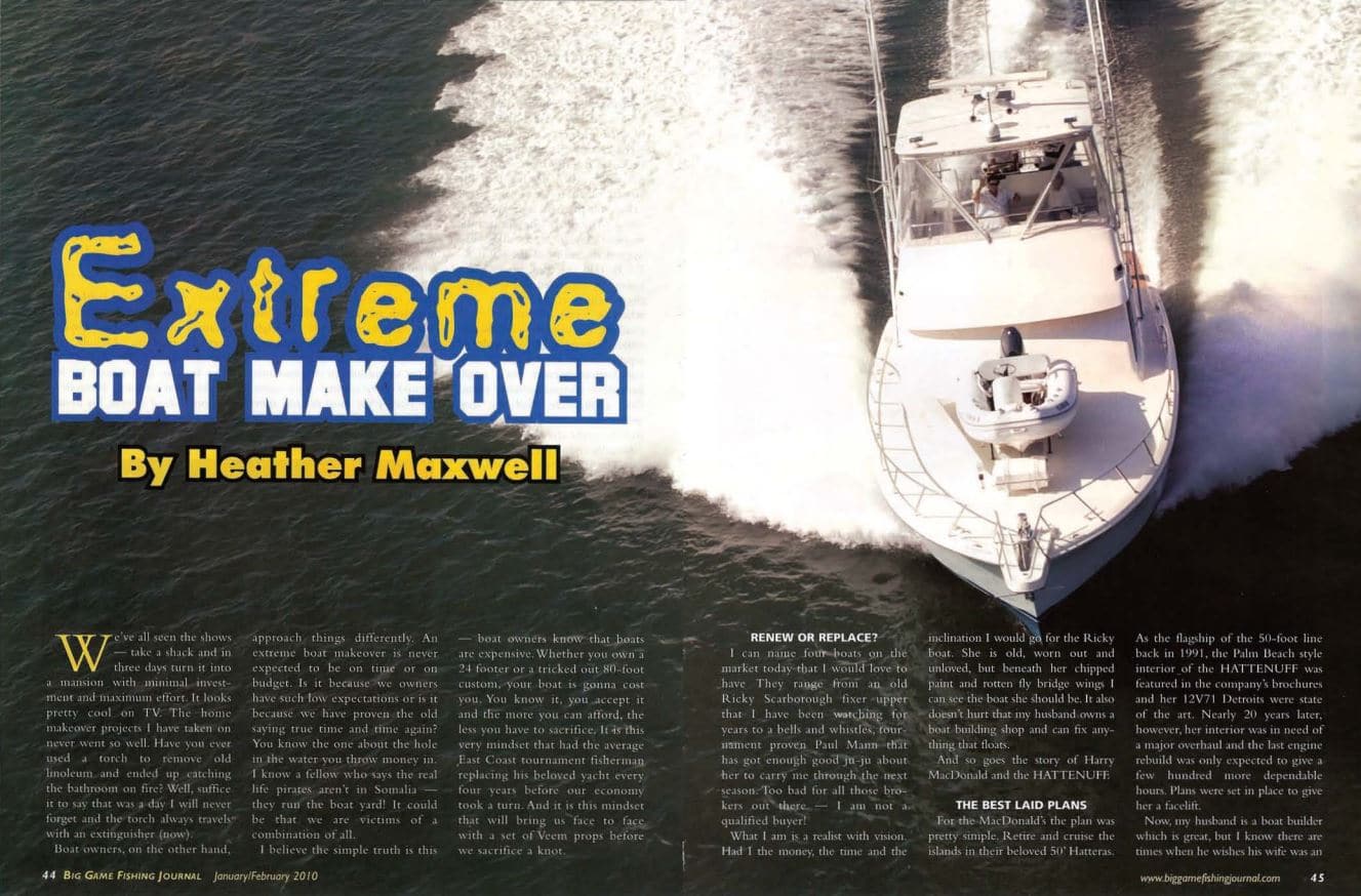 Extreme Boat Make Over